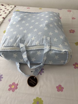 Colcha reversible con estrellas