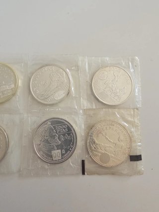 8 Monedas 2000 Pesetas Colección