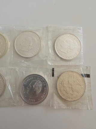 8 Monedas 2000 Pesetas Colección