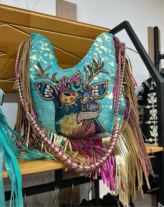 Bolso BOHO CHIC Piel Natural Nuevo
