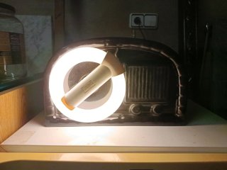 Lámpara Osram Figura Radio Vintage