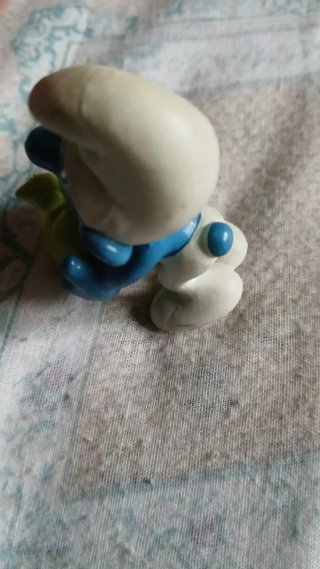 Puffo con mela verde