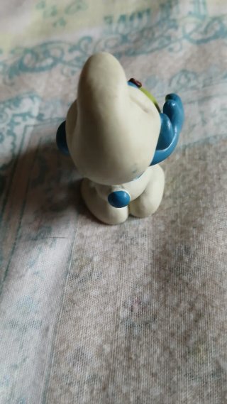 Puffo con mela verde