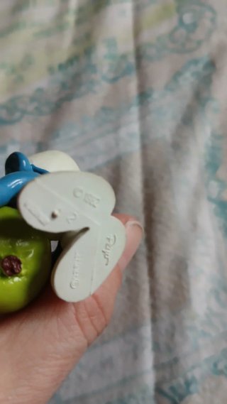 Puffo con mela verde