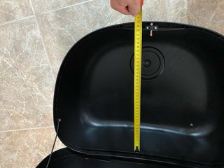 Baúl moto tectake para 2 cascos