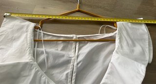 Blusa Zara Volante 100% algodón talla M