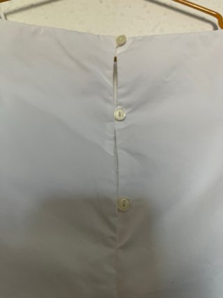 Blusa Zara Volante 100% algodón talla M