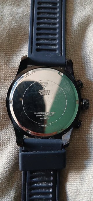 Reloj Guess Negro Cronógrafo