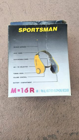 Radio Auriculares Sportsman M-16 FM
