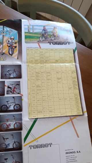 Cartel Torrot Clásico Bicicleta