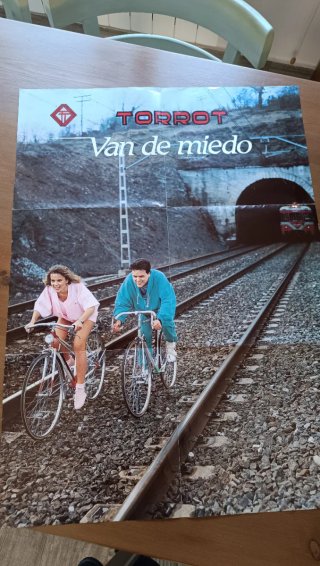 Cartel Torrot Clásico Bicicleta