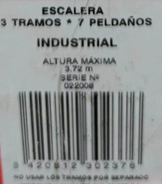 Escalera Industrial 3 Tramos Rolser