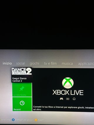 CENTRAL DANCE 2 XBOX 360 ITA Microsoft Videogioco