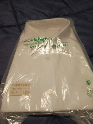 Camiseta El Corte Inglés Blanca Talla M