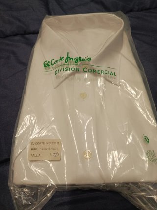 Camiseta El Corte Inglés Blanca Talla M