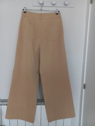 Pantalones Palazzo Bershka Beige