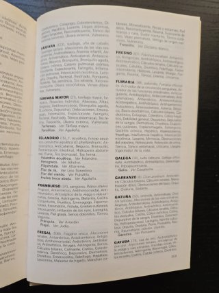 Recetario de plantas medicinales
