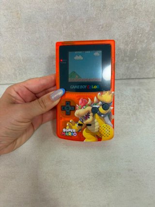 Game Boy Color Arancione Super Mario Bowser