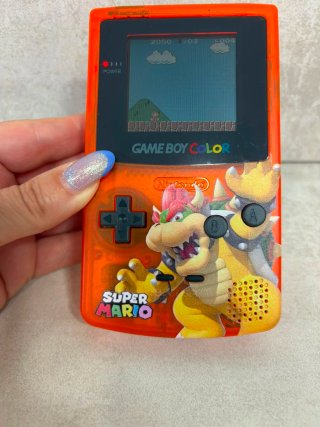 Game Boy Color Arancione Super Mario Bowser