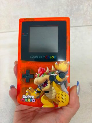 Game Boy Color Arancione Super Mario Bowser
