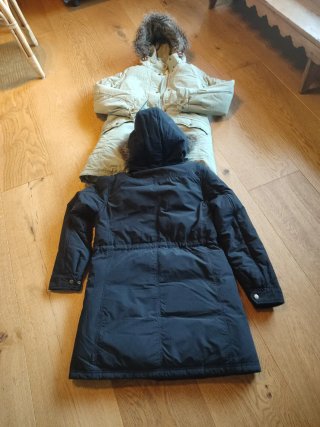 Chaqueta Levi's mujer plumon natural Talla M nueva