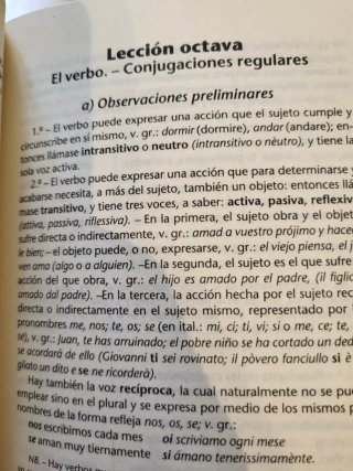 Gramática sucinta de la lengua italiana: Método...