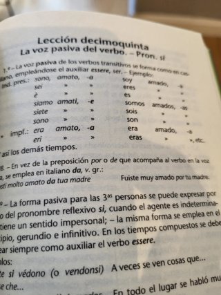 Gramática sucinta de la lengua italiana: Método...