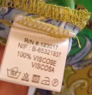 Vestido corto estampado Vivante