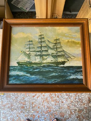 Cuadro Barco Velero Mar