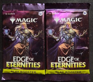 2x Magic Edge of Eternities Play Booster (Inglés)