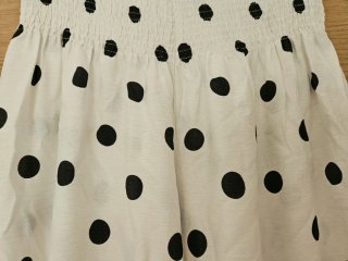 Pantalones Zara lunares blancos y negros