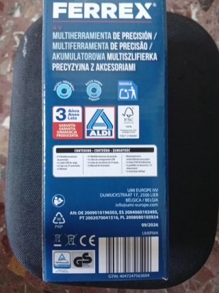 Ferrex Multiherramienta 4V con Accesorios.