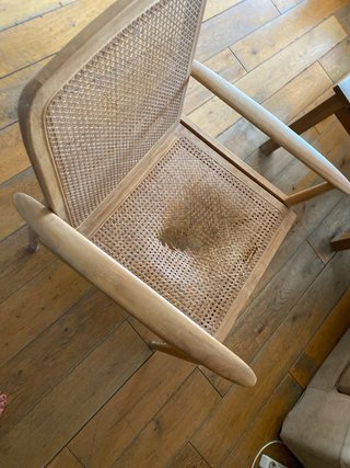 Butaca Zara Home Madera y Tela