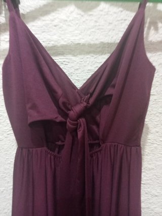 Vestido largo morado