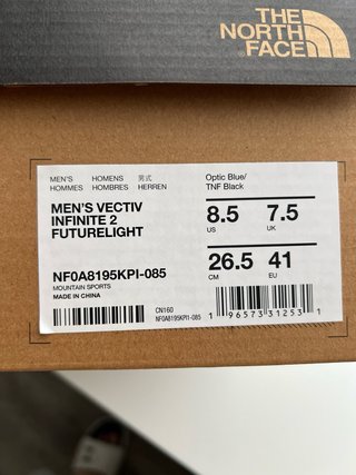 Zapatillas The North Face infinite 2 superlight.