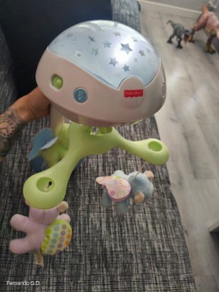 Móvil musical para cuna con luces