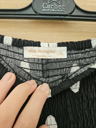 Pantalones Zara lunares negros