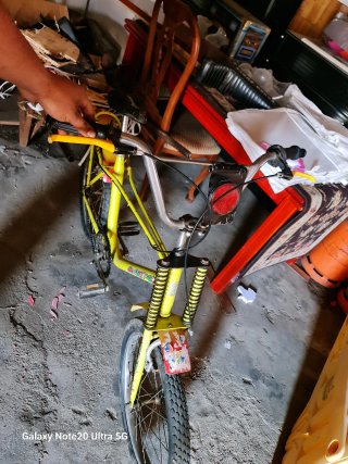 Bicicleta Amarilla cross