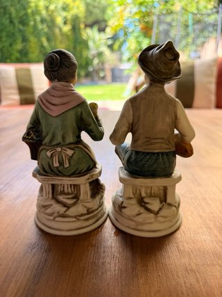 Pareja ancianos tradicional Made in Japan 17 cm