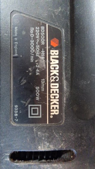 Taladro Black & Decker BD500R 500W