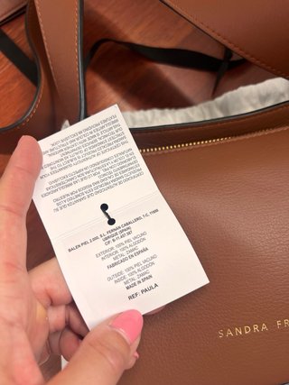 Bolso Sandra Freckled Marrón Piel