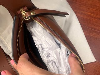 Bolso Sandra Freckled Marrón Piel