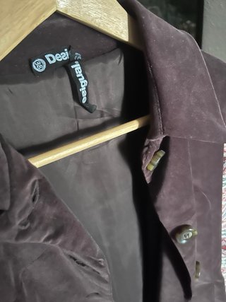 Chaqueta Desigual Manga Étnica Marrón
