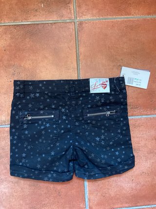 Pantalón corto niña estrellas 10 años