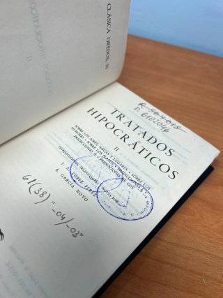 Tratados Hipocráticos I y II Clásica Gredos