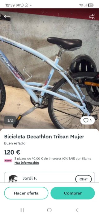 Bicicleta Triban 26