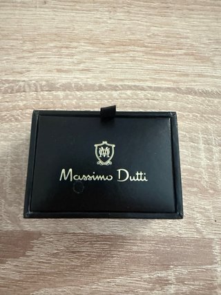 Gemelos Massimo Dutti Azul y Plateado