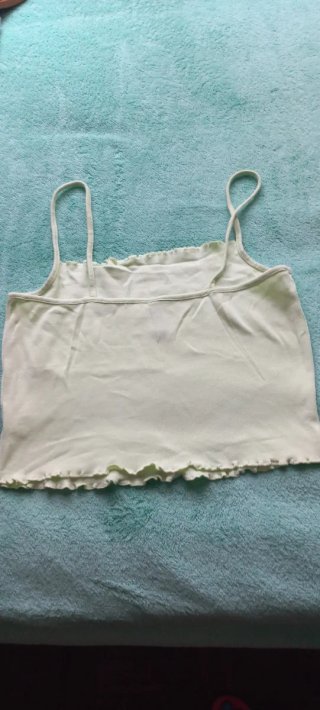 Crop top verde manzana