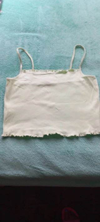 Crop top verde manzana