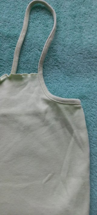 Crop top verde manzana